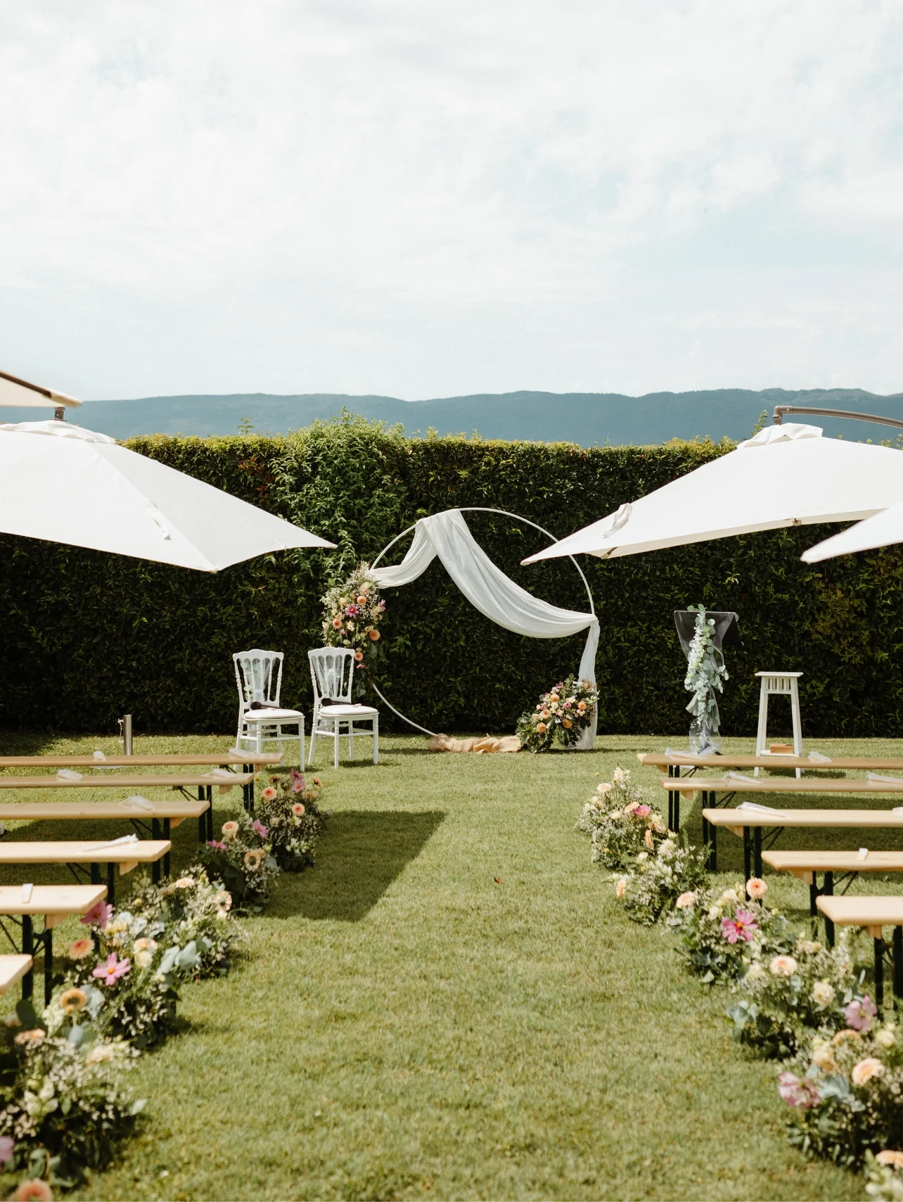 Mariage Pré fleuri - décor floral champêtre et naturel